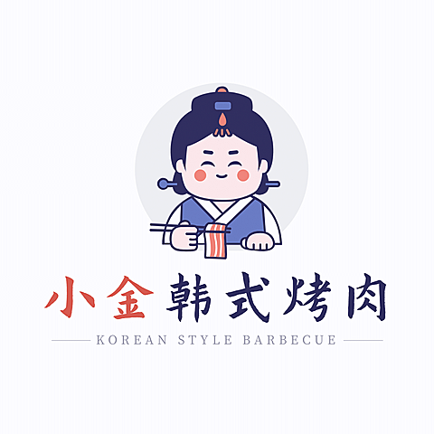 餐饮美食品牌宣传创意LOGO海报
