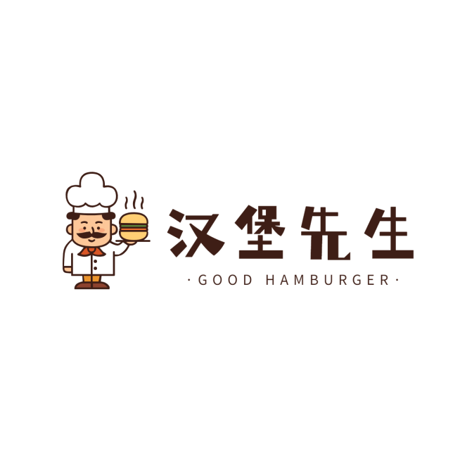 餐饮美食品牌宣传创意LOGO海报预览效果