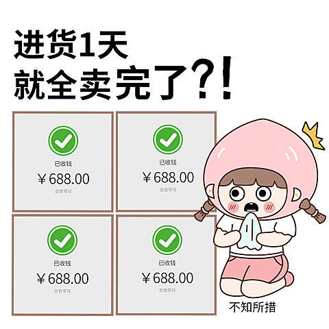 社交营销表情包晒单手绘