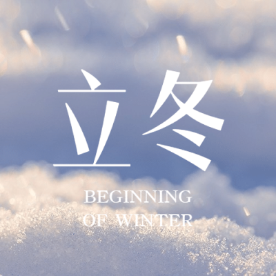 立冬节气霜染万物特写排版祝福公众号次图