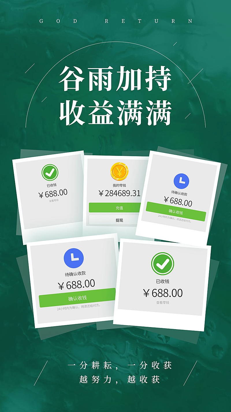 谷雨晒单收益满满晒单晒反馈