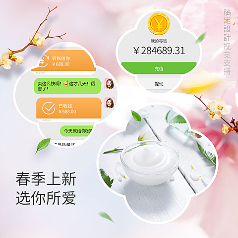 热点春季晒单营销海报