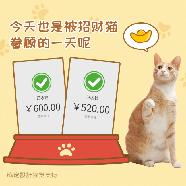 萌宠喵星人花式晒单预览效果