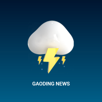 3D创意emoji雷雨雷电预警天气提示公众号次图
