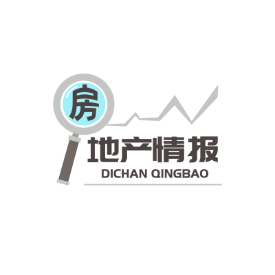 房地产自媒体楼盘资讯分析创意logo