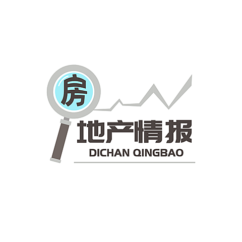 房地产自媒体楼盘资讯分析创意logo
