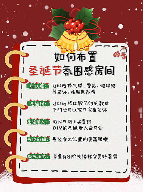 房地产圣诞节软装攻略小红书配图