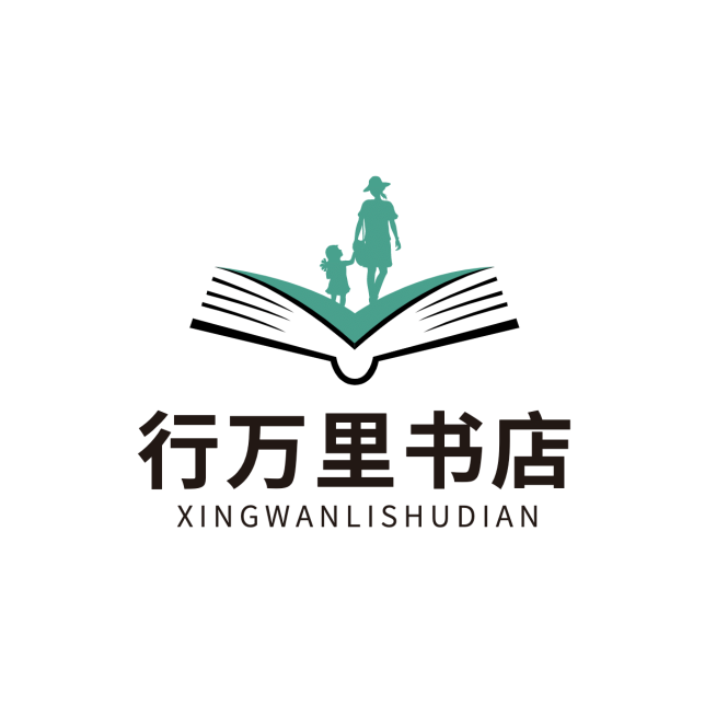 图书售卖书店简约LOGO预览效果