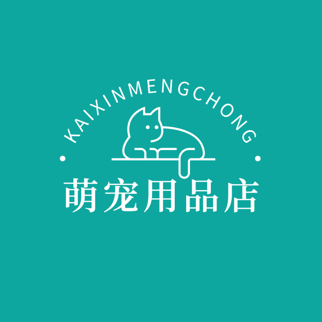 宠物服务门店创意LOGO预览效果