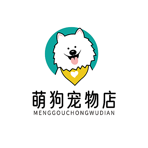 宠物服务门店卡通LOGO
