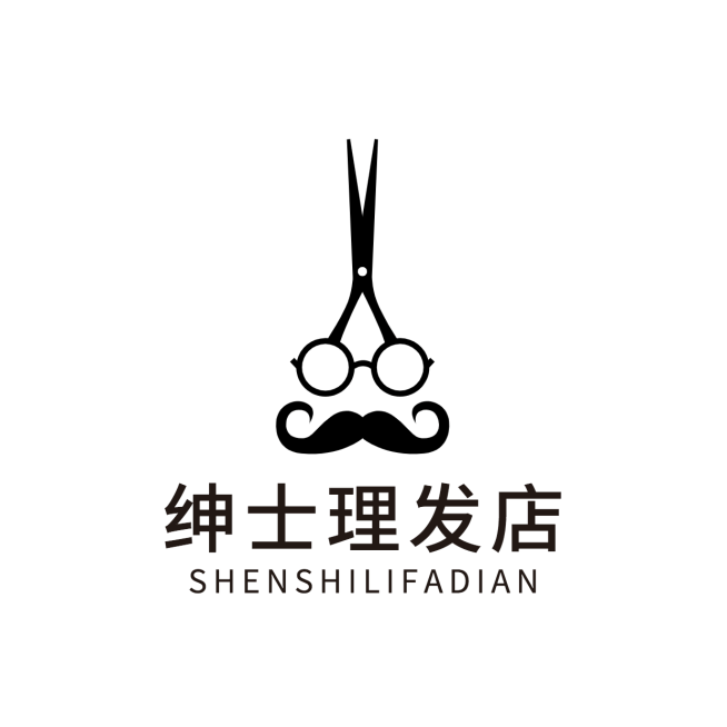 美发美业妆容造型理发店创意LOGO预览效果