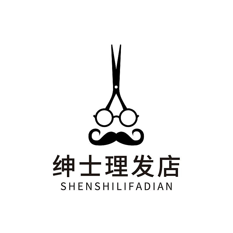 美发美业妆容造型理发店创意LOGO