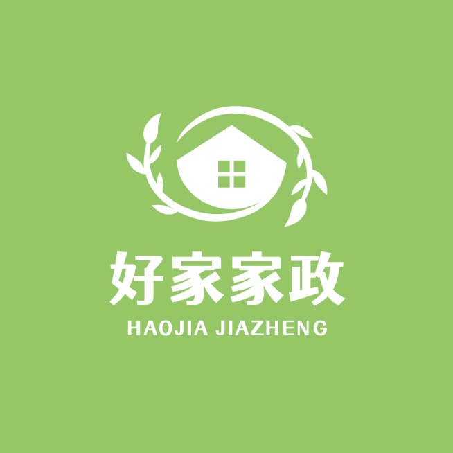 清洁服务品牌宣传清新图形LOGO预览效果