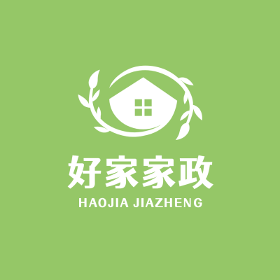 清洁服务品牌宣传清新图形LOGO
