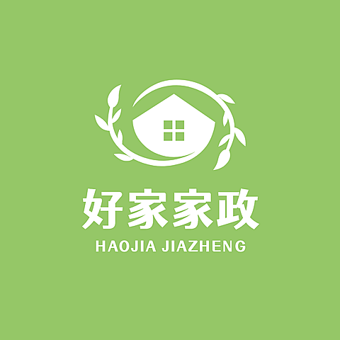 清洁服务品牌宣传清新图形LOGO
