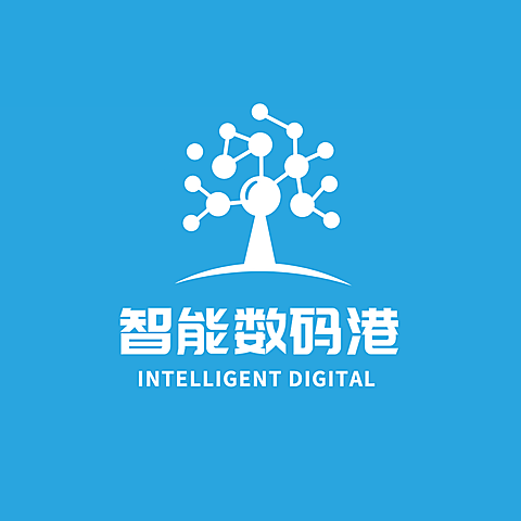 数码家电品牌宣传LOGO简约微信头像