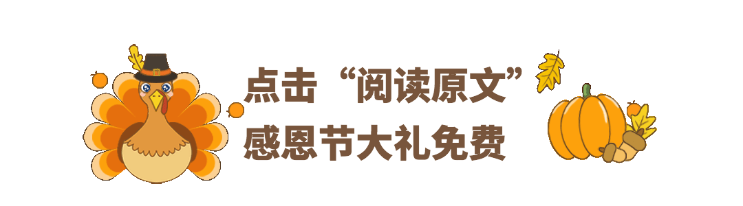 感恩节火鸡插画GIF动态引导阅读原文预览效果