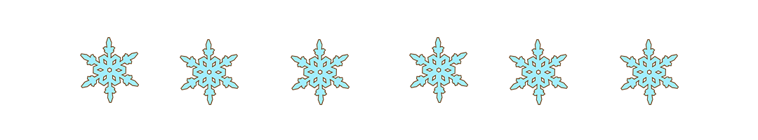 小雪节气雪花旋转GIF动态分割线预览效果