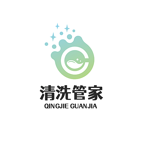 清洁服务品牌宣传LOGO科技微信头像