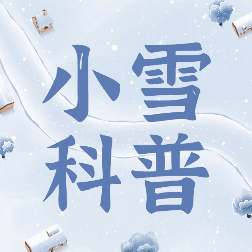 小雪节气祝福问候实景雪俯瞰插画公众号次图