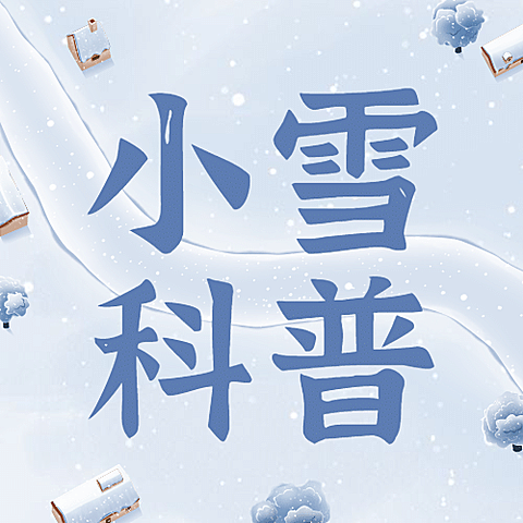 小雪节气祝福问候实景雪俯瞰插画公众号次图