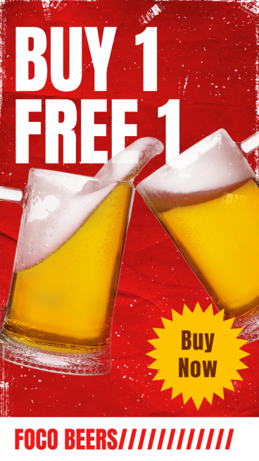 Fashion Black Friday Beers Discount Ecommerce Story预览效果