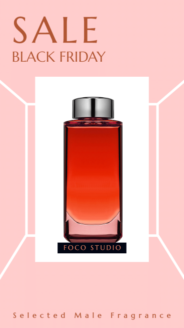 Luxury Style Black Friday Perfume Discount Ecommerce Story预览效果
