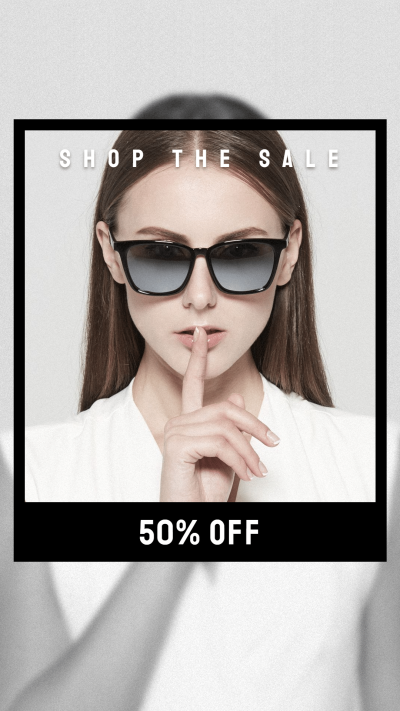 Simple Black Friday Women's Wear Discount Ecommerce Story