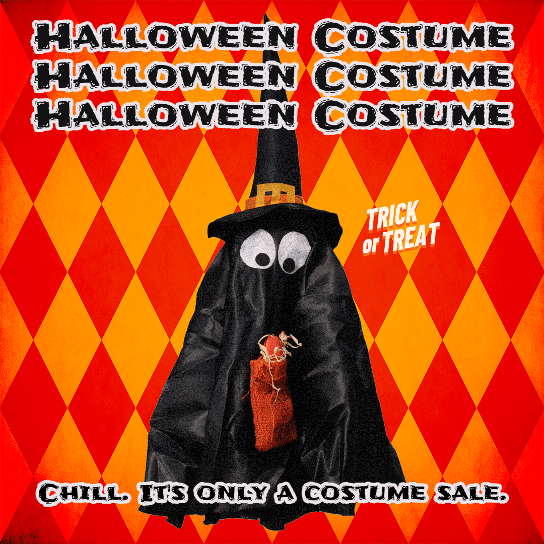 Retro Style Halloween Costume Discount Ecommerce Product Image预览效果