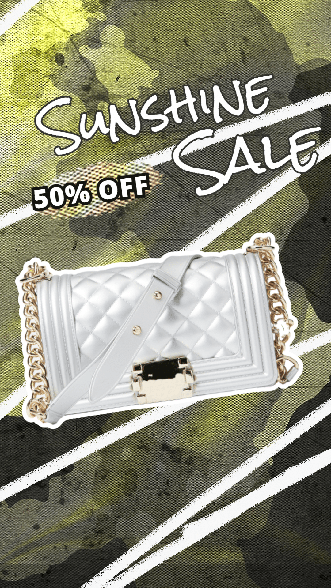 Graffiti Texture Bag Ecommerce Story