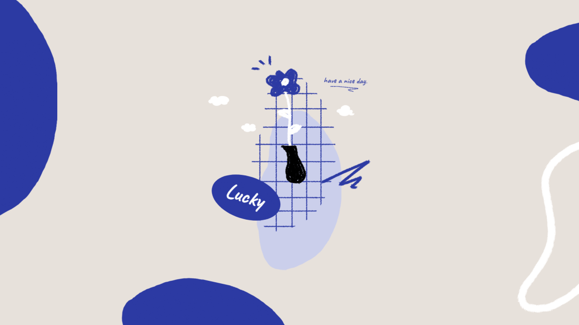克莱因蓝文艺简约电脑壁纸预览效果