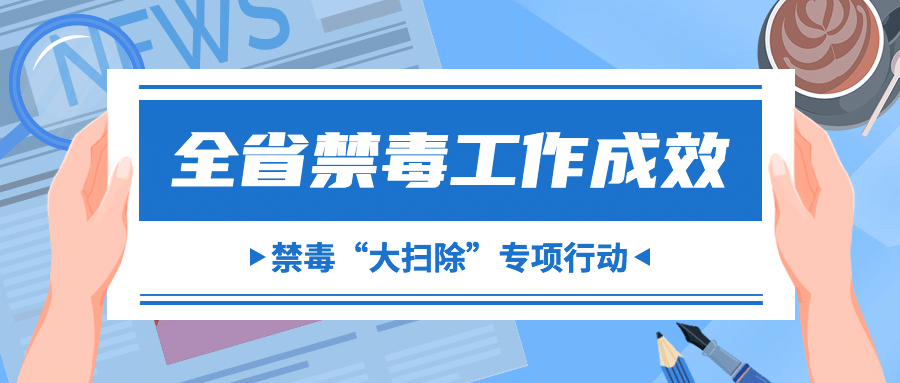 公安禁毒工作成果汇报总结公众号首图预览效果