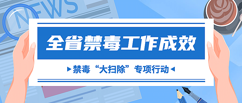 公安禁毒工作成果汇报总结公众号首图