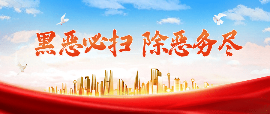 公安扫黑除恶工作动态总结政务公众号首图预览效果