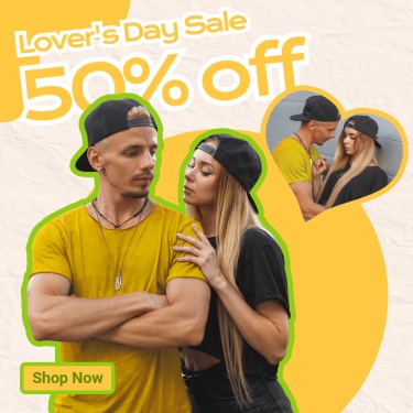 Green Stroke Element Fashion Brazil Lover's Day Clothes Discount Ecommerce Story