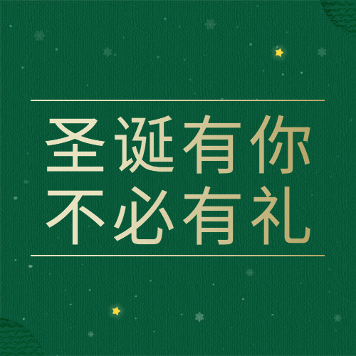 圣诞节祝福简约大字公众号次图预览效果