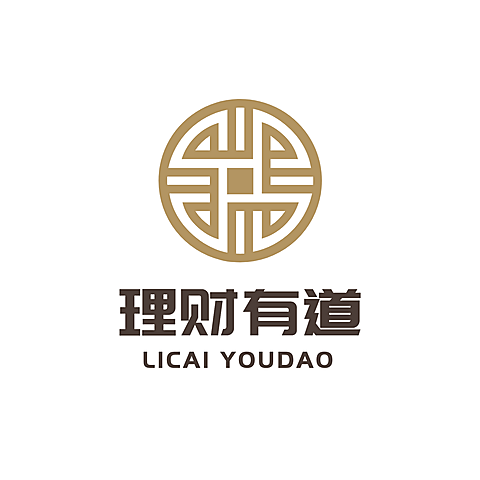 金融保险宣传简约文艺感图形LOGO