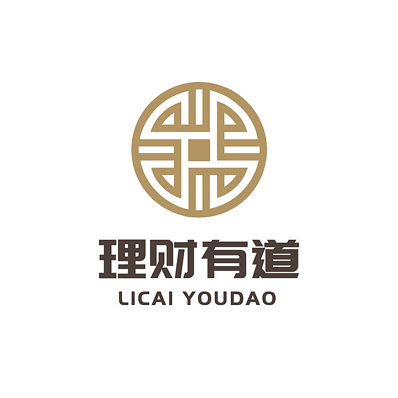 金融保险宣传简约文艺感图形LOGO