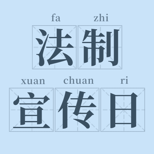 法制宣传日宪法日公众号次图预览效果
