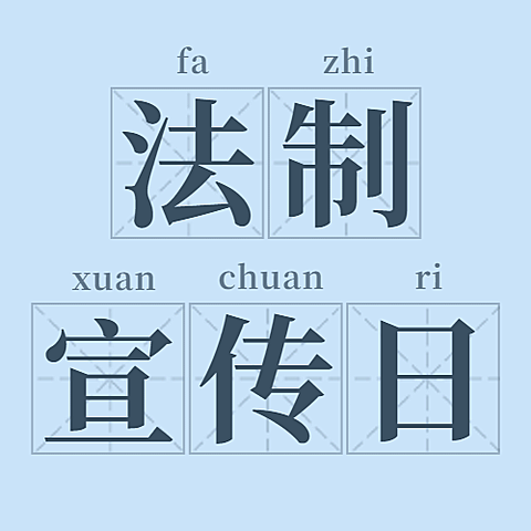 法制宣传日宪法日公众号次图