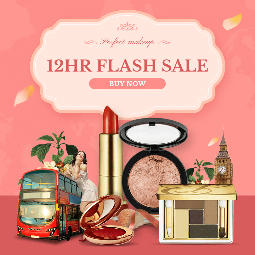 Fresh Style Cosmetics Flash Sale Ecommerce Product Image预览效果