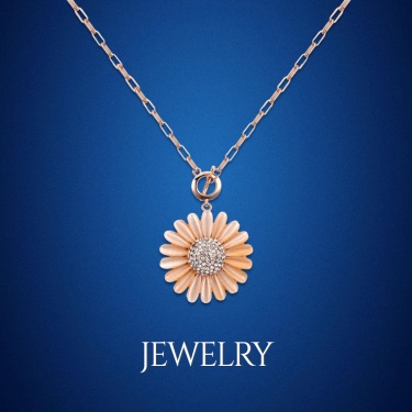 Simple Jewelry Necklaces Promotion Ecommerce Product Image