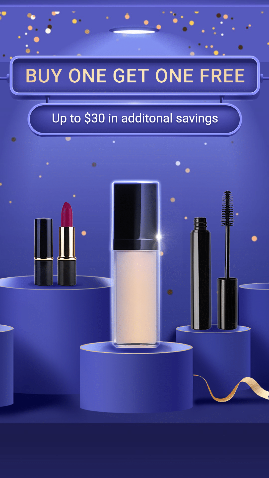 Light Spot Element Luxury Cosmetics Set Discount Ecommerce Story