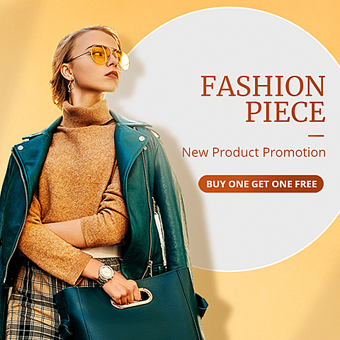 Fashion Women's Wear New Arrival Promotion Jacket Display Ecommerce Story