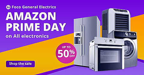 Purple Ellipse Element Simple Amazon Prime Day Electronics Sale Ecommerce Banner