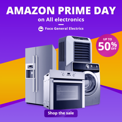 Purple Circle Element Simple Amazon Prime Day Electronics Sale Ecommerce Product Image