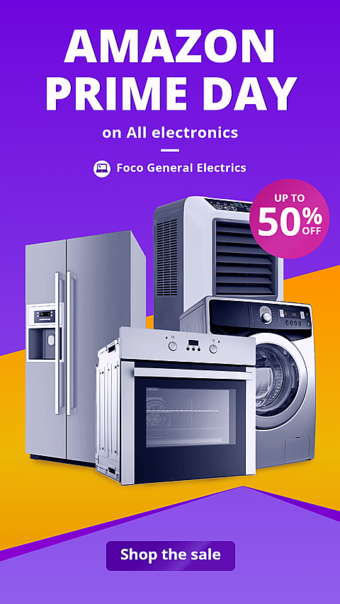 Purple Circlr Tag Element Simple Amazon Prime Day Electronics Sale Ecommerce Product Image