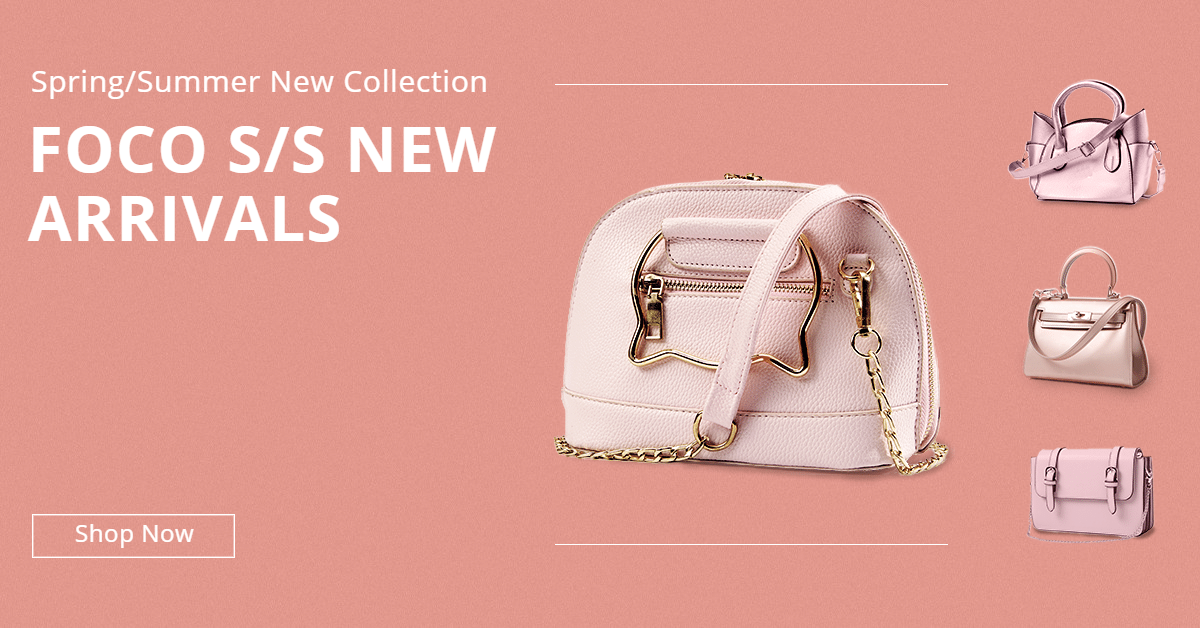 Women's Handbag New Collection Cutout Ecommerce Banner预览效果
