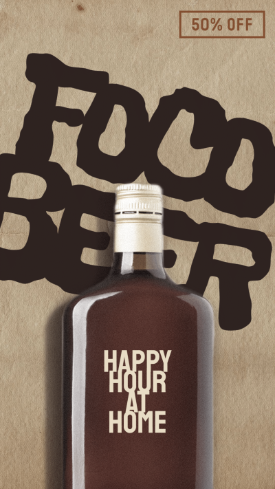 Retro Alcohol Beverages Discount Ecommerce Story