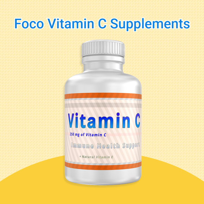 Bottled Vitamin C Supplement Ecommerce Product Image预览效果